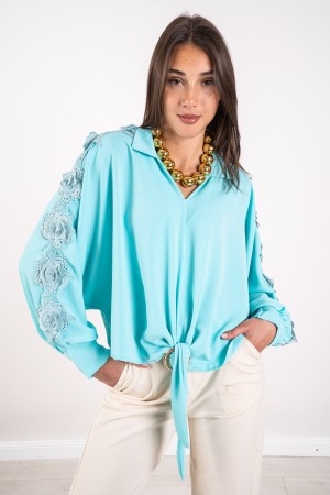 camicia susanna con fiori  camicia susanna con fiori  camicia susanna con fiori