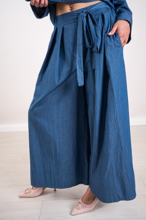 pantalone gardenia in denim  pantalone gardenia in denim  pantalone gardenia in denim