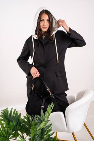 mirella-koordinierte Jacke und Hose mit Kapuze 