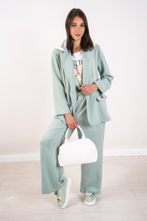 coordinato mirella giacca e pantalone con cappuccio  coordinato mirella giacca e pantalone con cappuccio  coordinato mirella ...