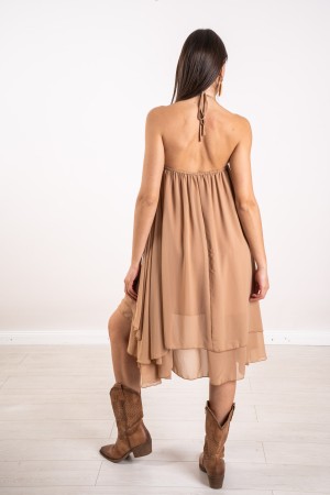 asymmetrisches monyes Kleid mit Nackenspitze asymmetrisches monyes Kleid mit Nackenspitze asymmetrisches monyes Kleid mit Spitze