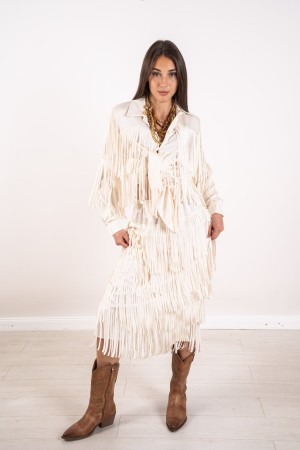 camicia marisol con frange  camicia marisol con frange  camicia marisol con frange