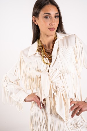 camicia marisol con frange  camicia marisol con frange  camicia marisol con frange