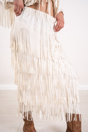 marisol skirt with fringed marisol skirt with fringed marisol skirt with fringe