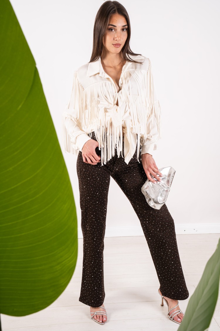 panther Jeans con Panther Jeans de Rhinestone con Panther Jeans de Rhinestone con Rhinestones