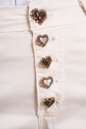 herzhose mit Schmuckwein-Hosen-Herz mit Schmuck-Juwel-Hosen-Herz mit Juwel-Buttons