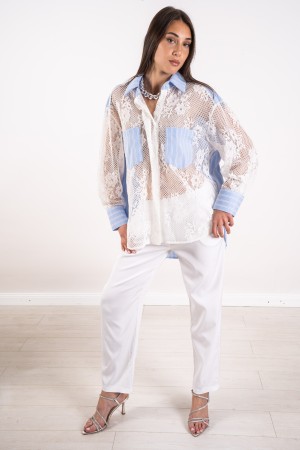 chemise en dentelle Milan en dentelle Milan Dentelle chemise en dentelle