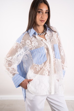 chemise en dentelle Milan en dentelle Milan Dentelle chemise en dentelle