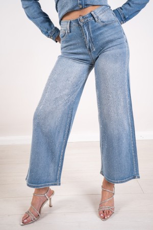 paquetillas de sol con pantalones vaqueros de Strass Sirs con Strass Sun Jeans con Rhinestones