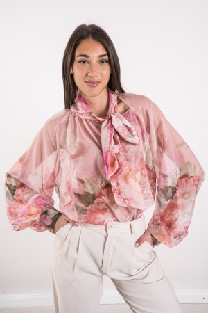 blusa camilla con fiocco  blusa camilla con fiocco  blusa camilla con fiocco