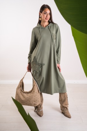 sonnenblumenkleid mit Kapuze und Pailletten-Sonnenblumenkleid mit Kapuze und Pailletten-Sonnenblumenkleid mit Kapuze und Paillet