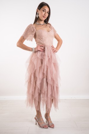 robe Pincipeded avec dentelle et tulle robe habillée avec dentelle et tulle robe habillée avec dentelle et tulle