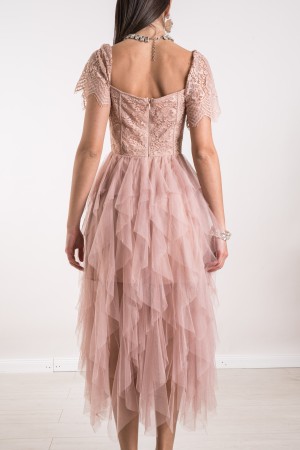 robe Pincipeded avec dentelle et tulle robe habillée avec dentelle et tulle robe habillée avec dentelle et tulle