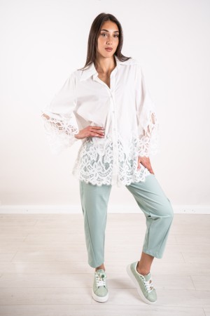 alberta shirt with lace insert Alberta shirt with lace insert Alberta shirt with lace insert