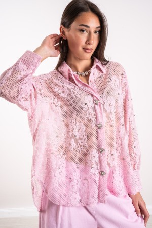 carla-Spitzenhemd mit Strass-Spitze-Carla-Hemd mit Strass-Spitze-Carla-Hemd mit Strasssteinen