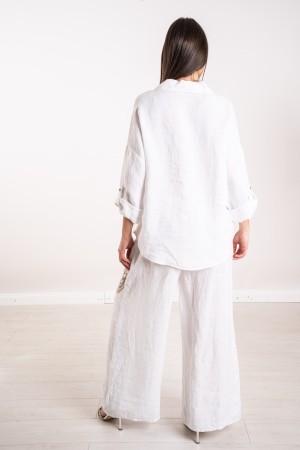 ischia shirt in linen with sequins Ischia shirt in linen with sequins Ischia shirt in linen with sequins