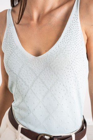 maia-Tanktop mit Strass Maia-Tanktop mit Strass Maia-Tanktop mit Strasssteinen