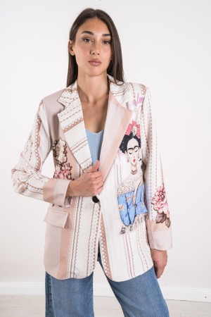 giacca frida con stampa giacca frida con stampa giacca frida con stampa