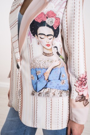 frida Jacke mit Frida Jacket Print mit Frida Jacket Print mit Druck