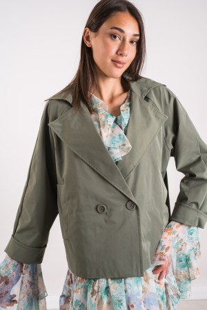 zweireihige Militärjacke Militärjacke Doppel-Brust-Zweireiher-Militärjacke