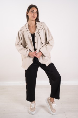 camicia tiziana in denim con strass  camicia tiziana in denim con strass  camicia tiziana in denim con strass