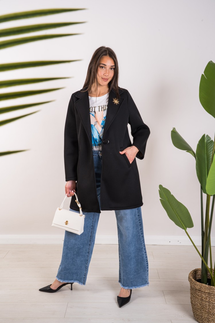 cappotto sole con spilla  cappotto sole con spilla  cappotto sole con spilla