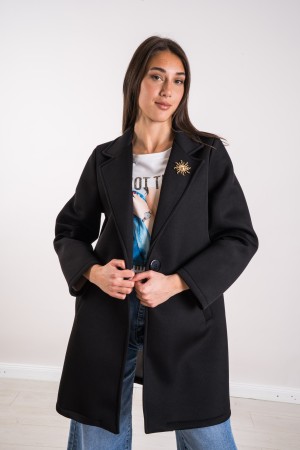 cappotto sole con spilla  cappotto sole con spilla  cappotto sole con spilla