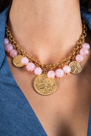 Collier Elsa avec pendentifs Collier Elsa avec pendentifs Collier Elsa avec pendentifs