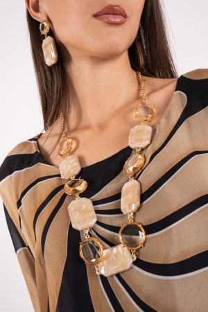 Collar Miriad con piedras Miriad Collar con piedras Collar Miriad con piedras