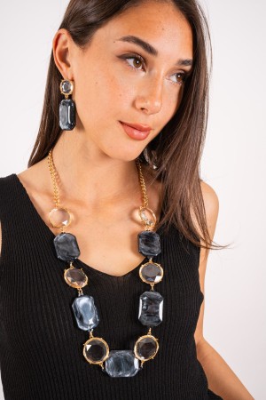 Collier Miriad avec collier de pierres Miriad avec Collier de pierres Miriad avec des pierres