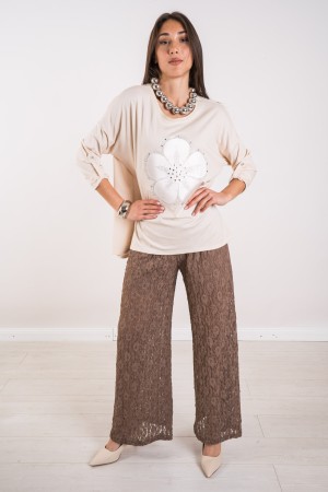 shirt flower with rhinestone mesh flower with rhinestone mesh flower with rhinestones