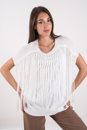 tiffani jersey with Tiffani jersey fringe with fans jersey with fringes