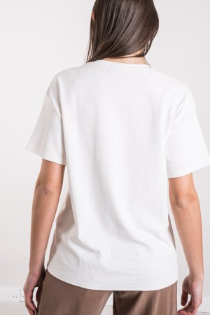 maglia susanna con fiore e perle  maglia susanna con fiore e perle  maglia susanna con fiore e perle