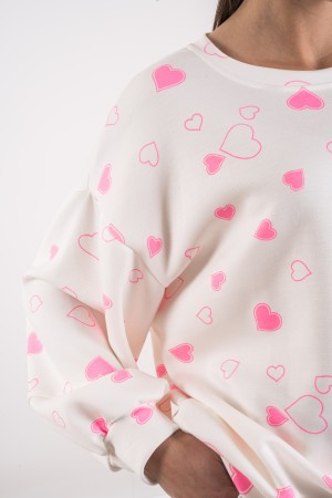 maglia cuore in tuta  maglia cuore in tuta  maglia cuore in tuta