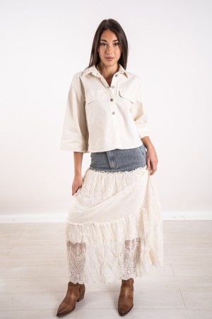 moana Rock in Denim mit Spitze Moana Rock in denim mit Spitze Moana Rock in denim mit Spitze