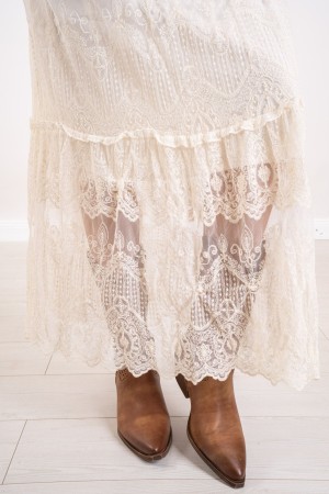 gonna moana in denim con pizzo  gonna moana in denim con pizzo  gonna moana in denim con pizzo