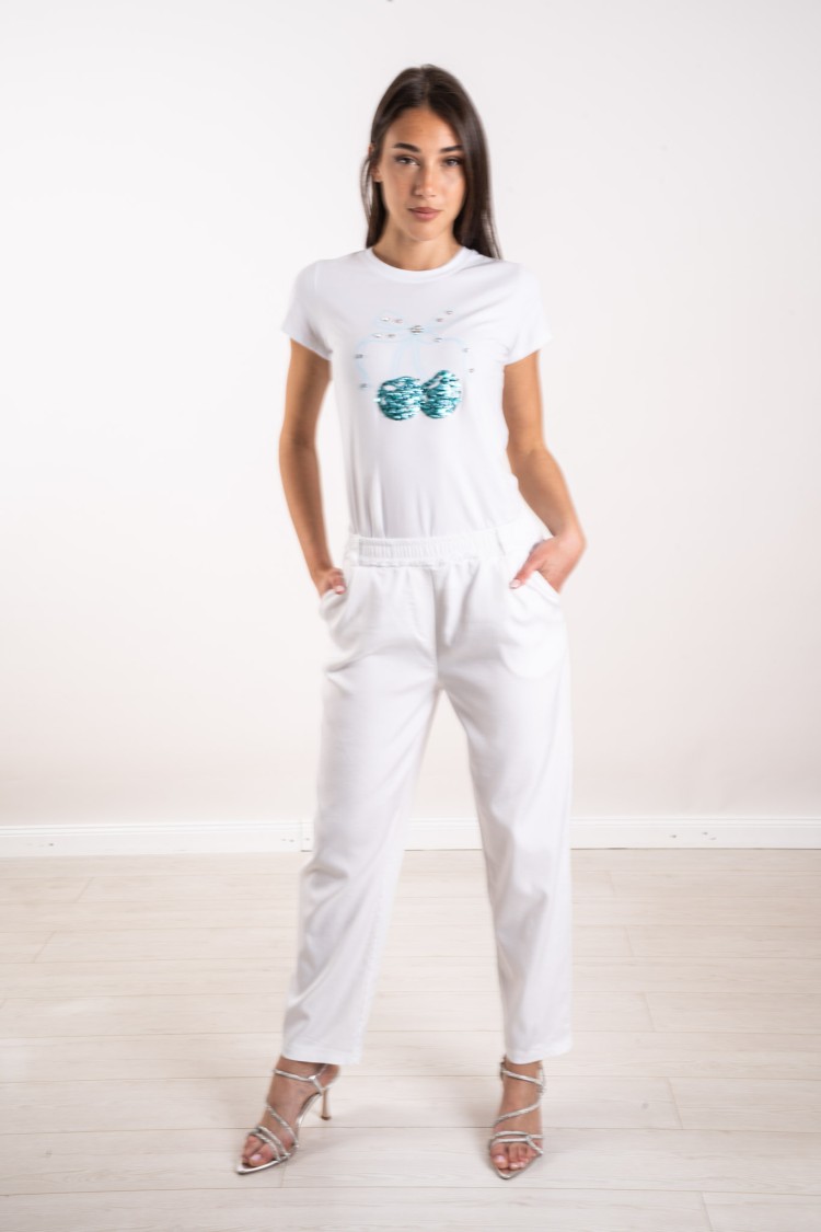 turquesin shirt with sequins turquesine knit with sequins turquesine knit with sequins