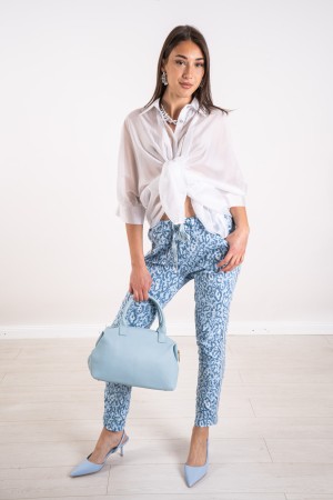 savannah Animalier Pants with Pailletto Tears Savannah Animalier Pants with Pailletto Tears Savannah Pant.