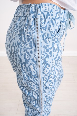 savannah Pantalones Analiers con lágrimas Paillettos Savannah Pantalones Analiers con pailletto Lágrimas Savannah Pant.