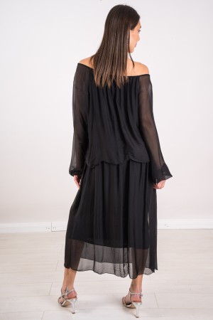 seidenbellissisei Kleid Bellissisa Kleid in Seidenseide Bellisisa Kleid