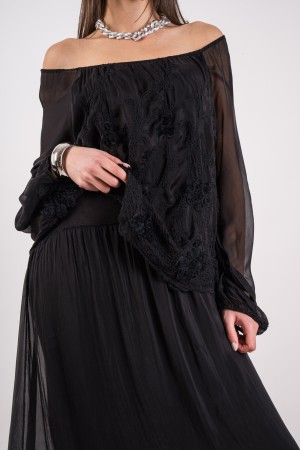 robe de bellisisme en soie Bellisisma Robe en soie en soie Bellisisa robe