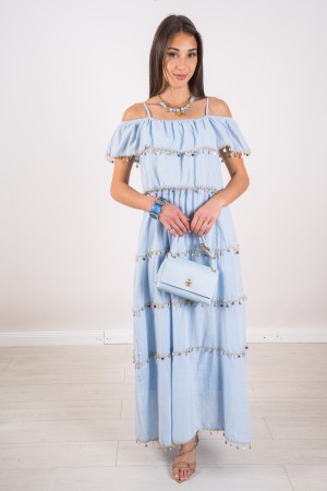 libelle Kleid mit Pausen mit Pailletten Kleid Dragonfly bricht mit Paillettenkleid-Libellenkleid in Balze mit Pailletten