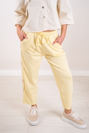pantalon cardiaque en costume avec strass Heart Pantalons en costume avec strass Heart Pantalon en costume avec strass