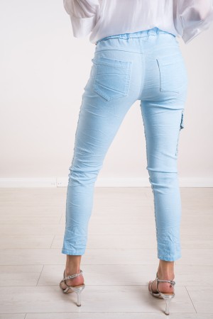minerva animalier trousers with sequin tears Minerva animalier pants with sequin tears miner trousers ... \ t.