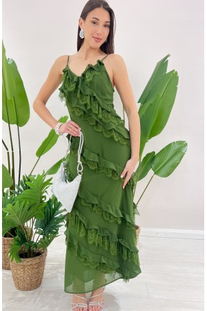 Fiesta Rouge Kleid mit Spitze Fiesta Kleid Rouge mit Spitze Fiesta Kleid Rouge mit Spitze