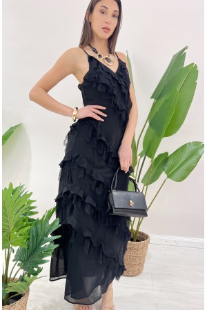 Abito Fiesta rouge con pizzo  Abito Fiesta rouge con pizzo  Abito Fiesta rouge con pizzo