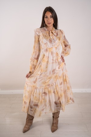 vestido de fantasía de primavera larga con volantes Vestido de fantasía de primavera larga con volantes Vestido de fantasía de p