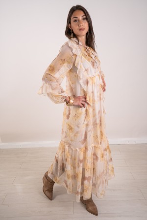 long spring fantasy dress with ruffles long spring fantasy dress with ruffles long spring fantasy dress with ruffles