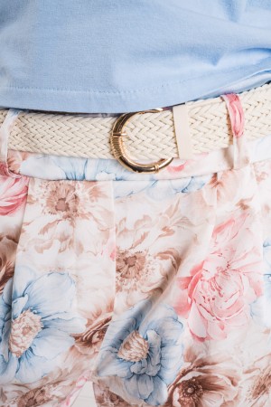Pantalone Lolita con fantasia fiori peonie Pantalone Lolita con fantasia fiori peonie Pantalone Lolita con fantasia fiori peonie