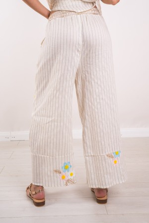 Coordinated Rainbow Striped with Daisies and Rhinestone Rhinestone Rainbow Strass With Daisies And Rhinestone Coo Pockets ...